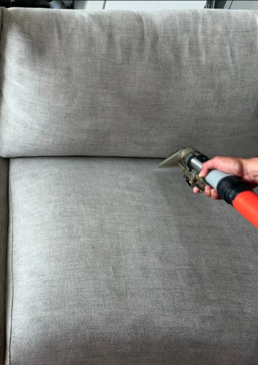 Couch after professional steam clean